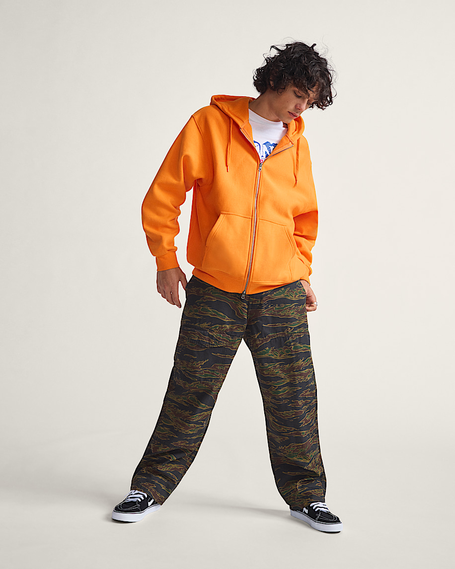 Skate Zip Hoodie by Atiba Jefferson VANS Atiba Solar Orange ALT3