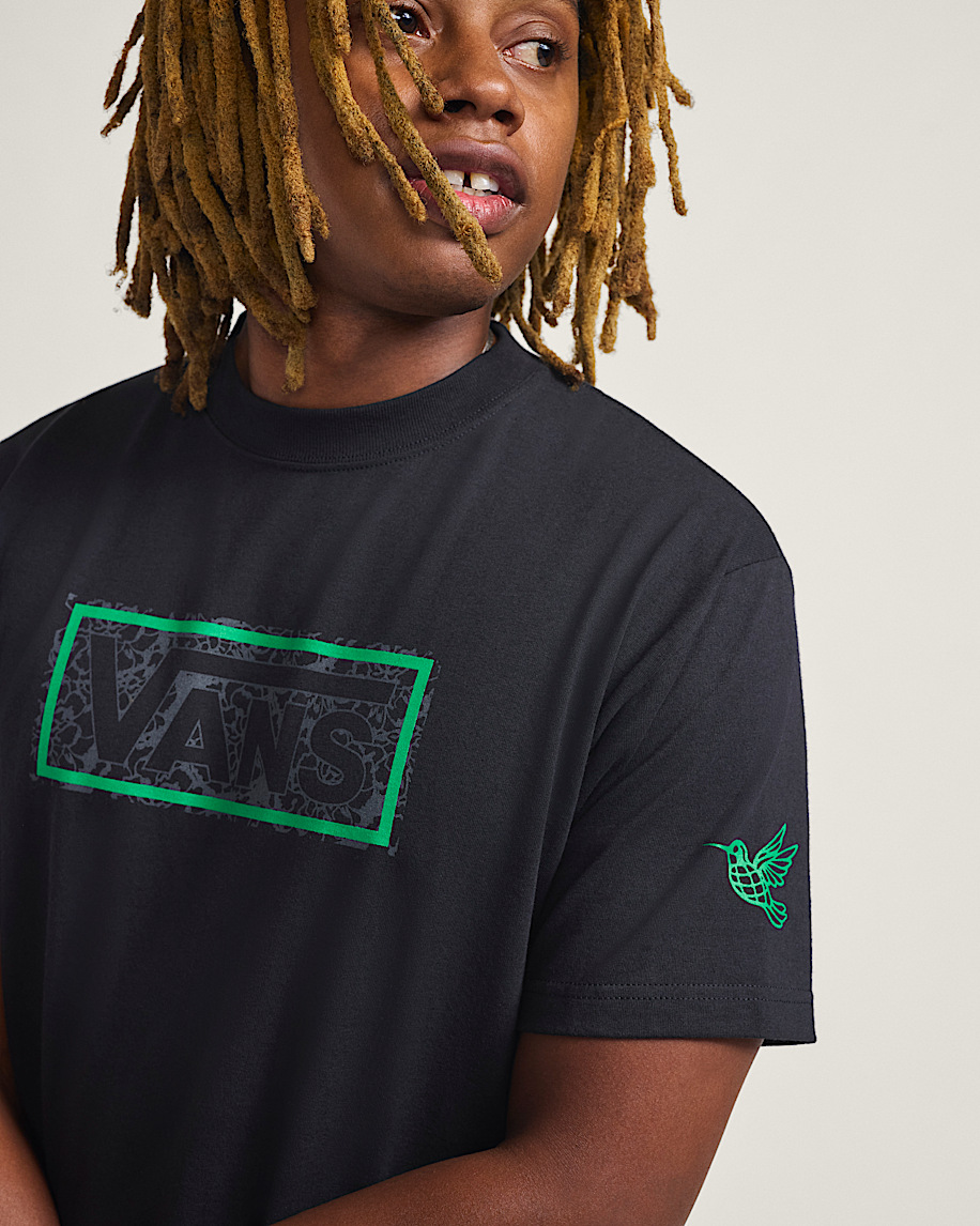 Dia de los Muertos Colibri Boxed T-Shirt - 4