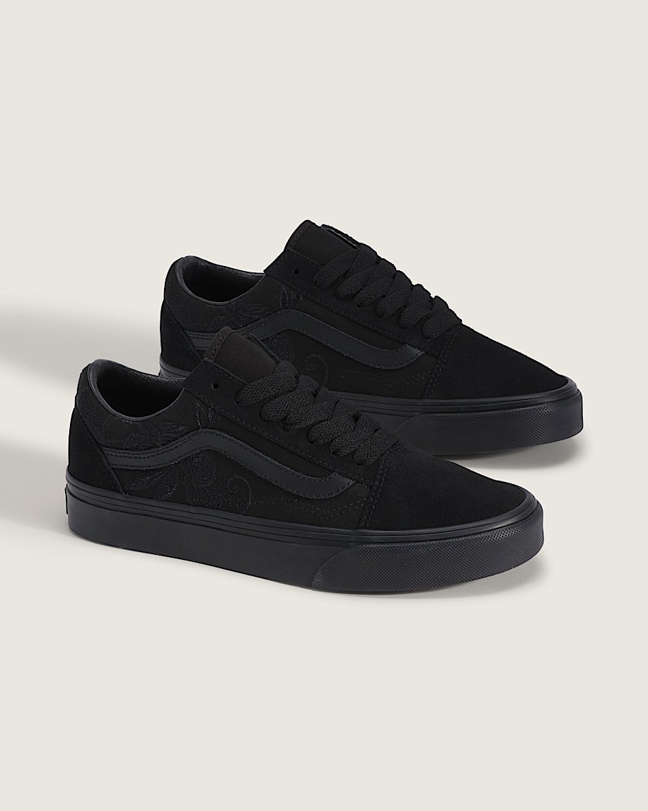 Old Skool Halloween Shoe VANS In The Shadows Black ALT1