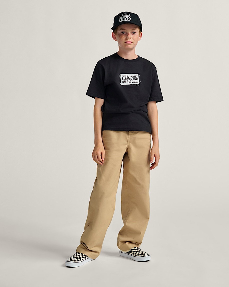 Kids Constant Vans Snapback Hat VANS Black ALT3