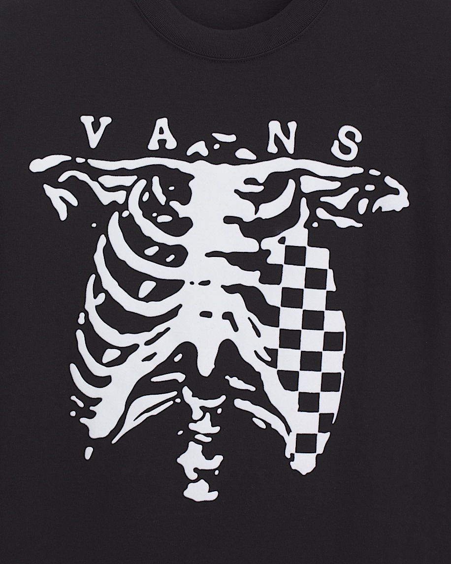 Checkerboard and Bones T-Shirt in Black | Vans