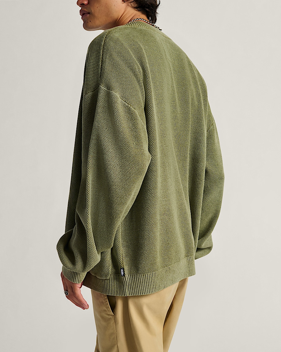 Bayview Acid Wash Cardigan Sweater - 7