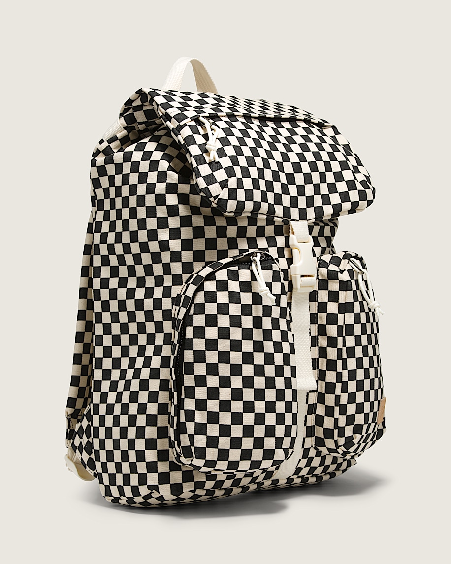 Field Trippin Rucksack Checkerboard Backpack VANS Checkerboard Black  White ALT5