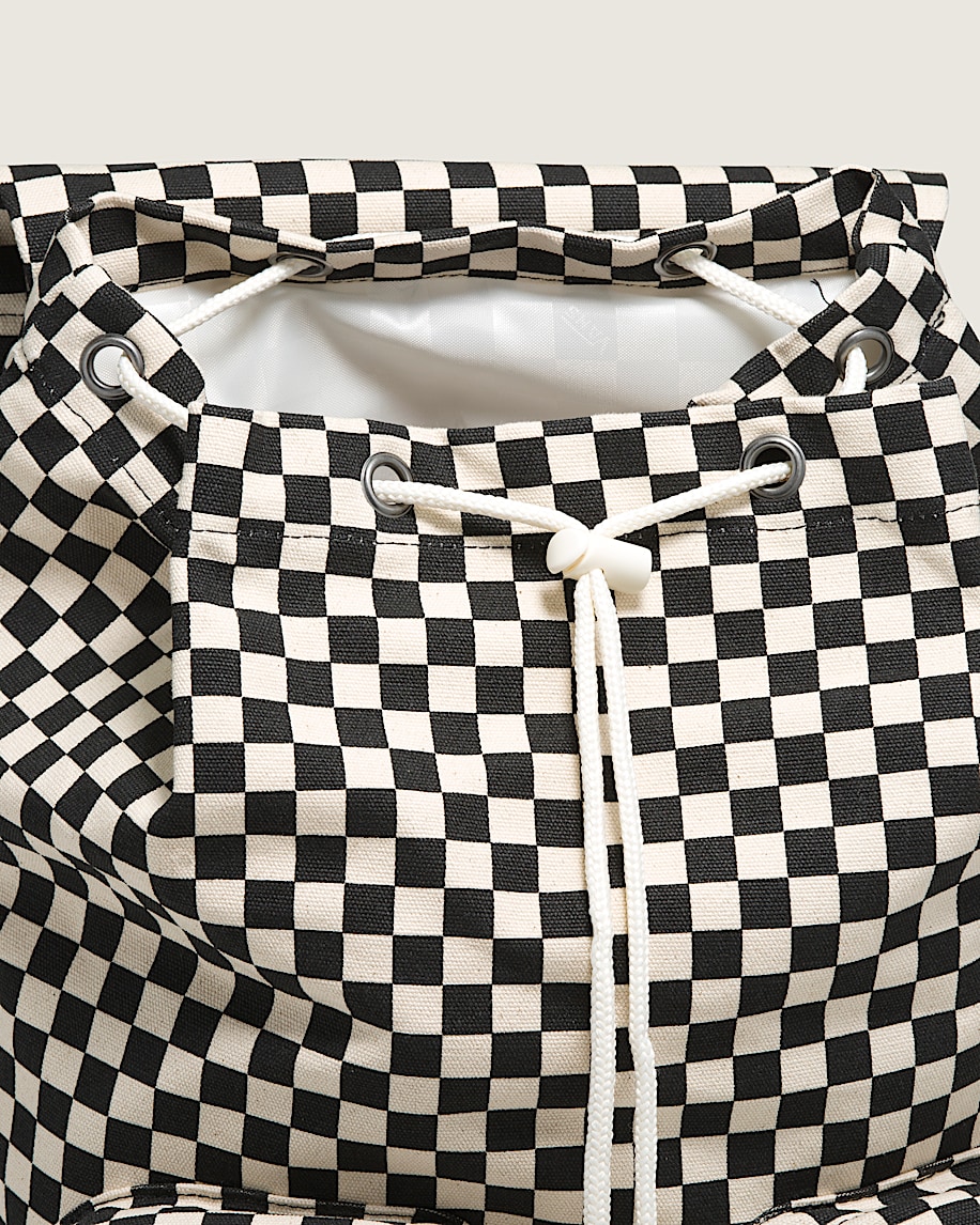 Field Trippin Rucksack Checkerboard Backpack VANS Checkerboard Black  White ALT2