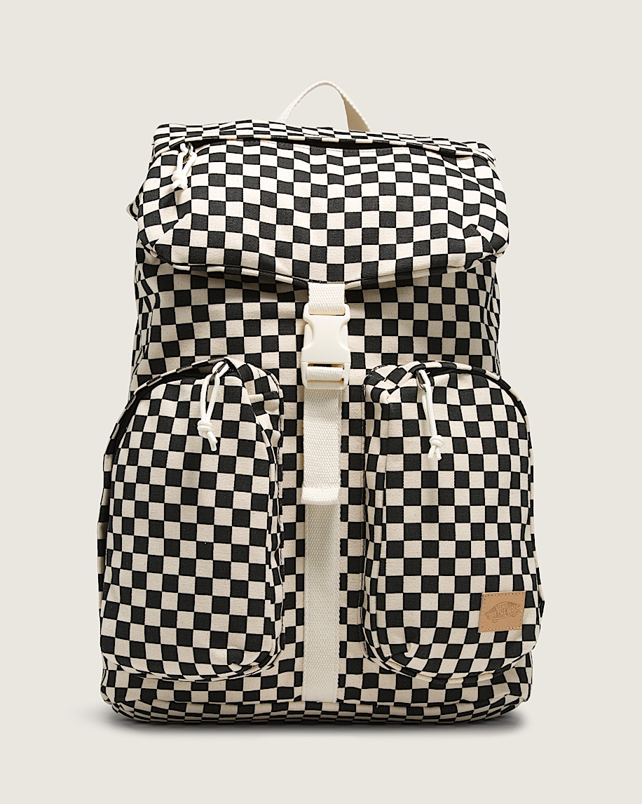 Field Trippin Rucksack Checkerboard Backpack VANS Checkerboard Black  White HERO