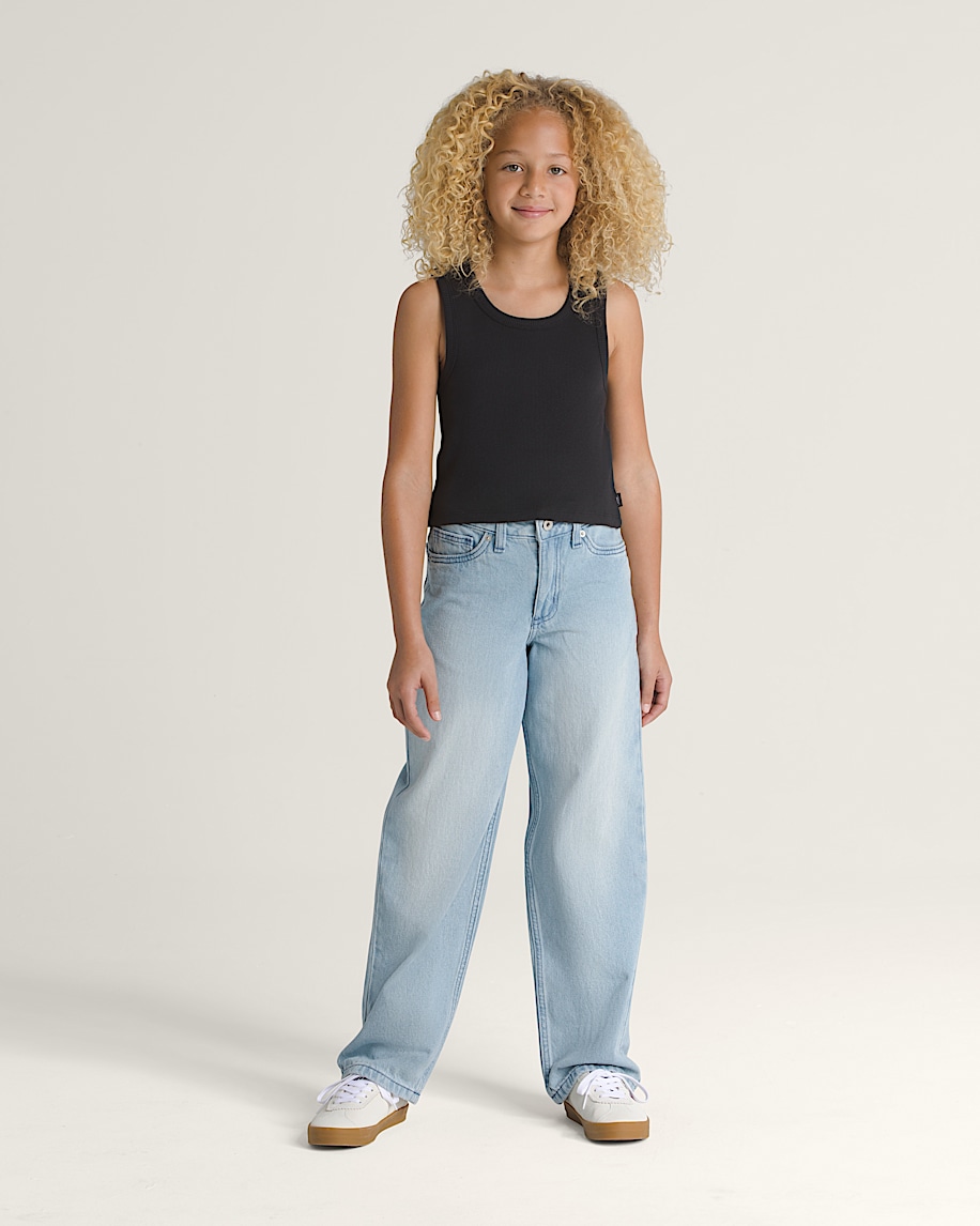 Kids Drew Rib Tank Top VANS Black ALT2