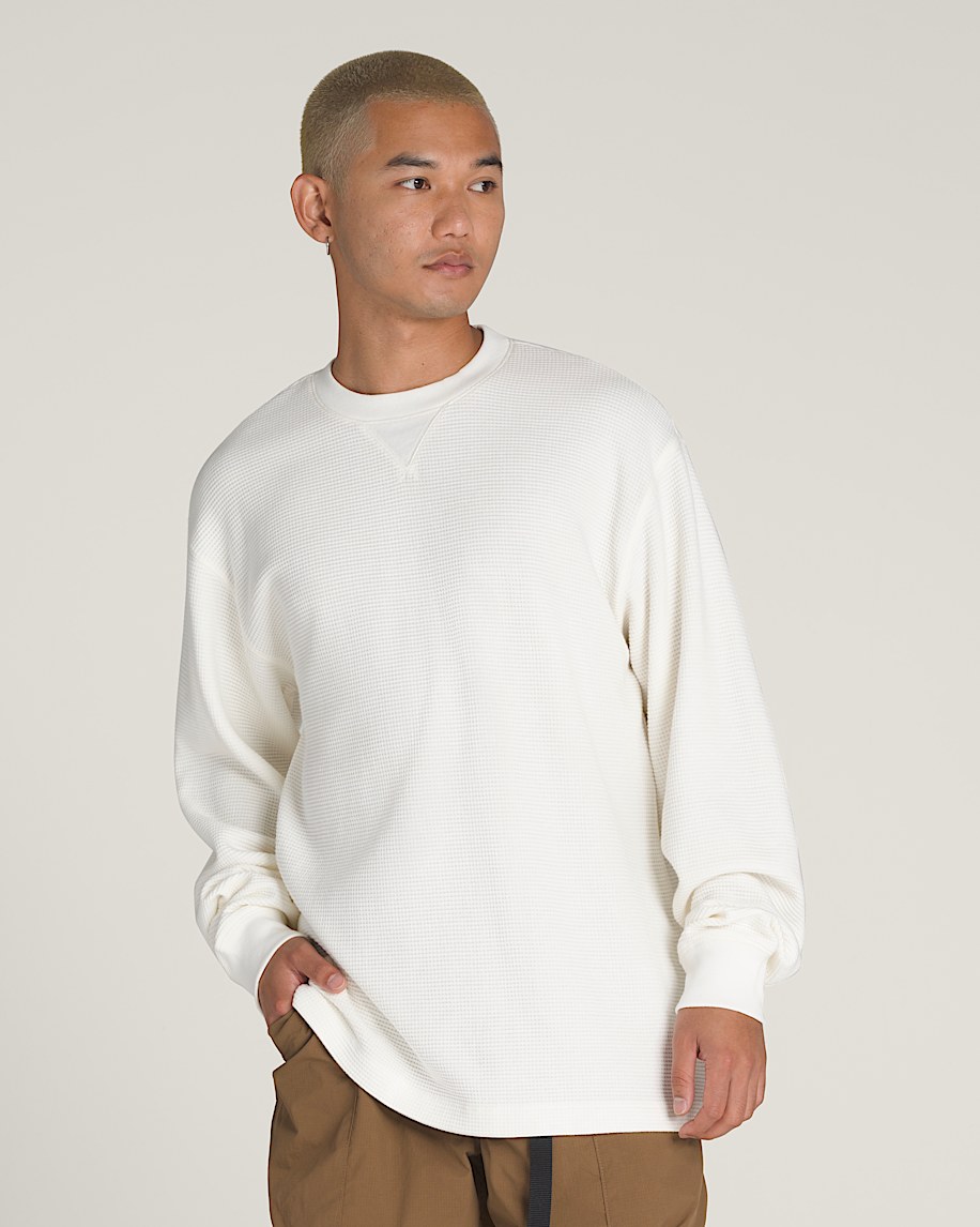 Navigate Long Sleeve Thermal VANS Cream White HERO