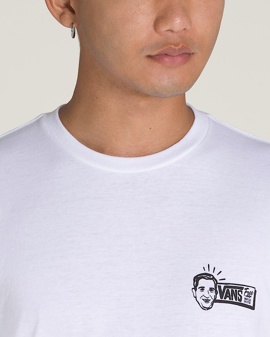Death Grip TShirt VANS White ALT3