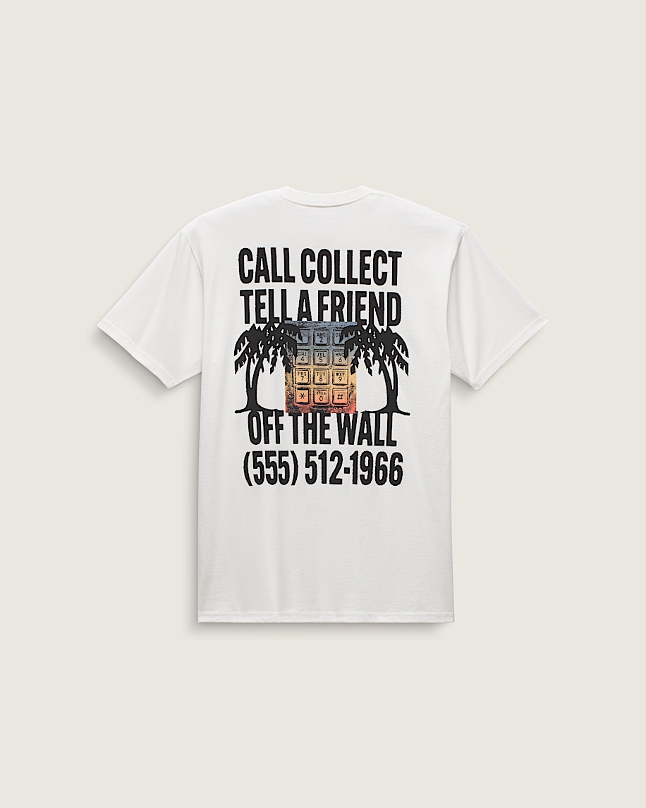 Call Collect TShirt VANS White ALT6