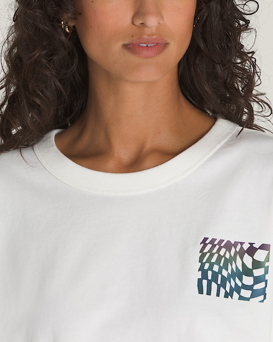 Wildthorn Reflective TShirt VANS Cream White ALT2