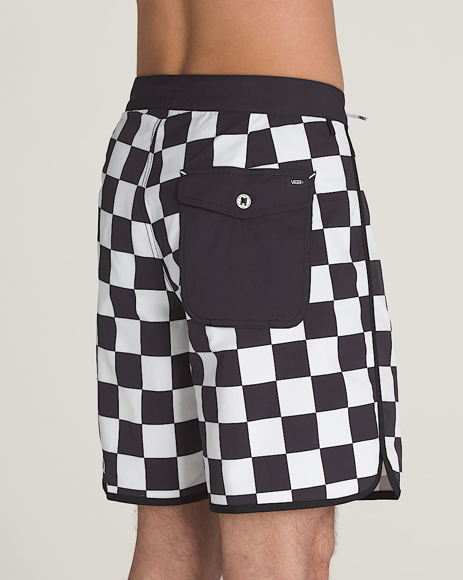 Everride Scalloped 18 Boardshorts VANS Black  White ALT3