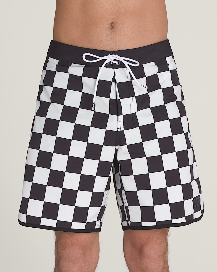 Everride Scalloped 18 Boardshorts VANS Black  White HERO