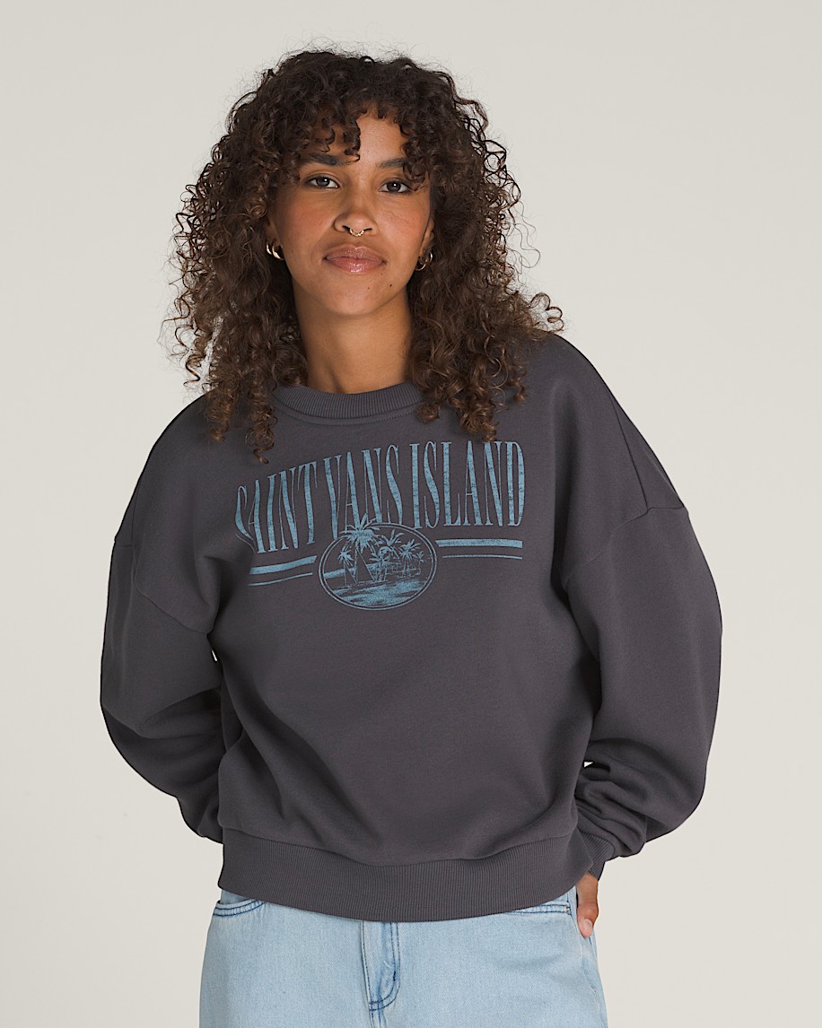 Retro Isle Graphic Crew Sweatshirt - 2
