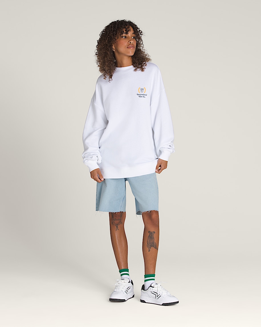 Sport International 66 Crew Sweatshirt VANS White ALT2