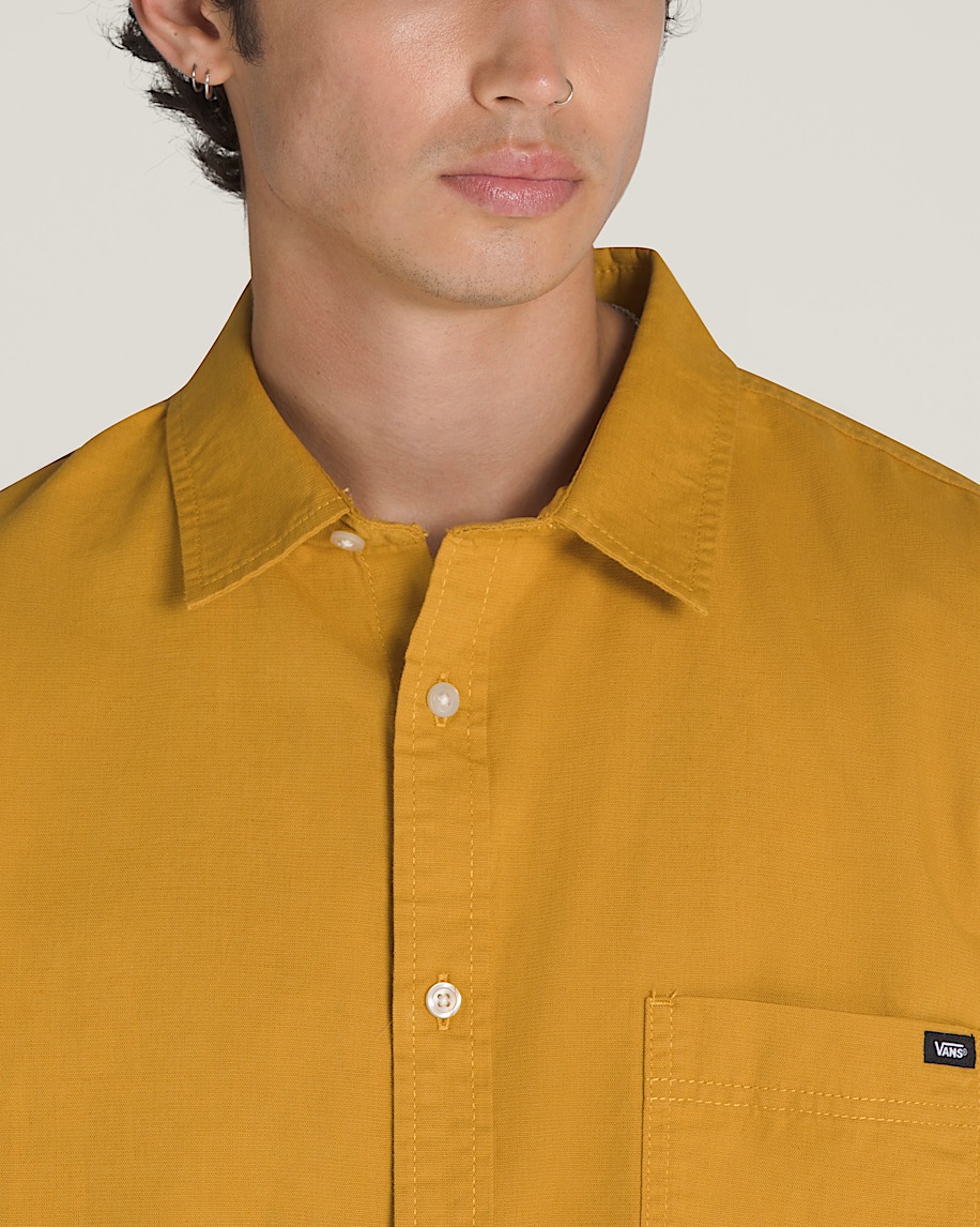 Lawson Solid Woven Shirt VANS Harvest Gold Yellow ALT3