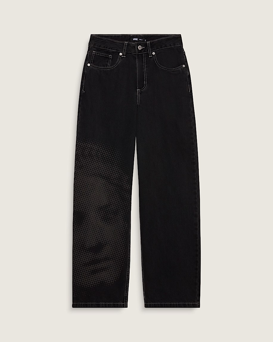 Sirelle 5 Pocket Denim Puddle Pants - 1