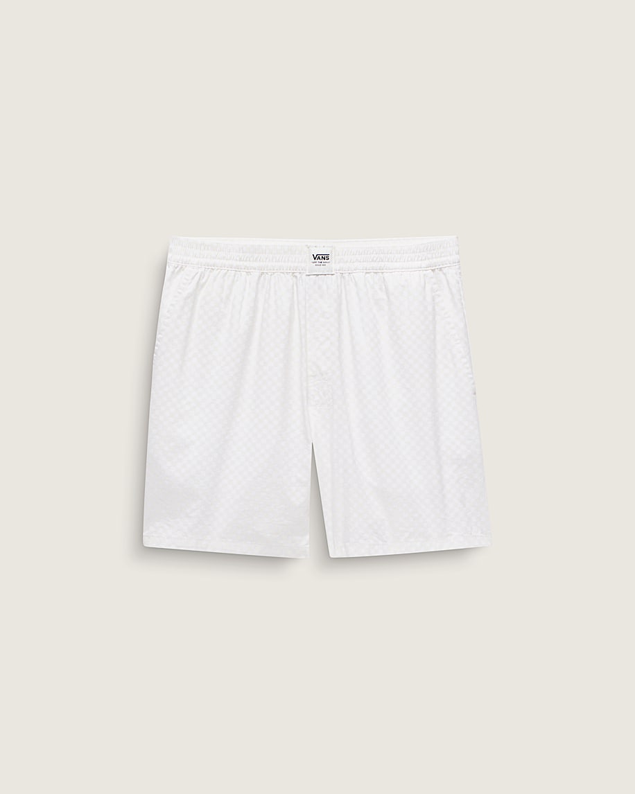 Alicia Checkerboard 35 Boxer Shorts VANS White ALT4