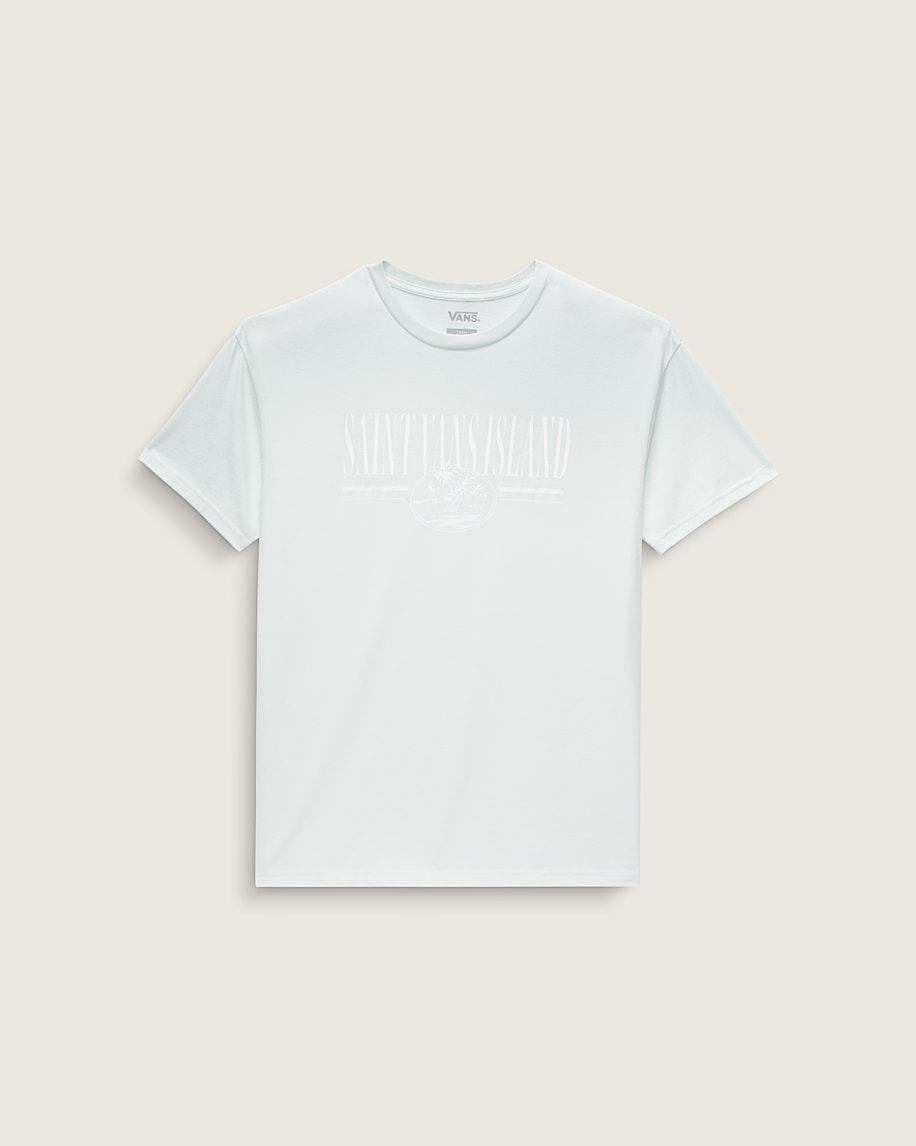 Vintage Retro Isle TShirt VANS White Mint ALT3