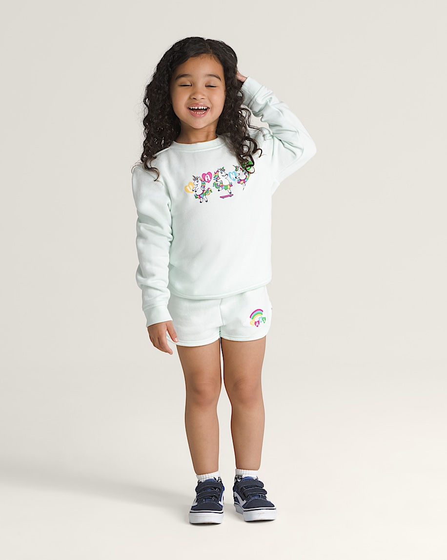 Little Kids Chasse Shorts VANS White Mint ALT1