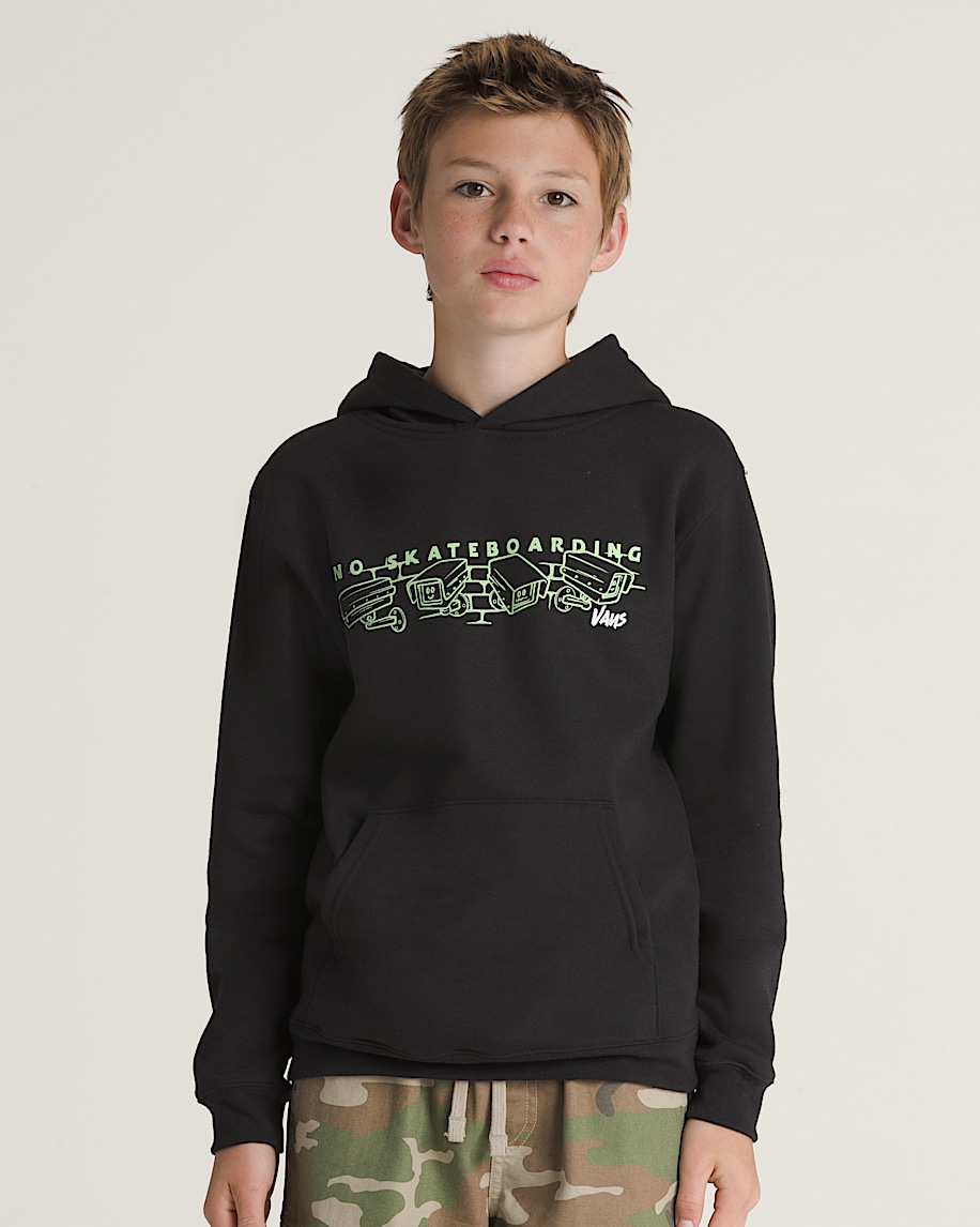 Kids Night Watchers Pullover Hoodie VANS Black HERO