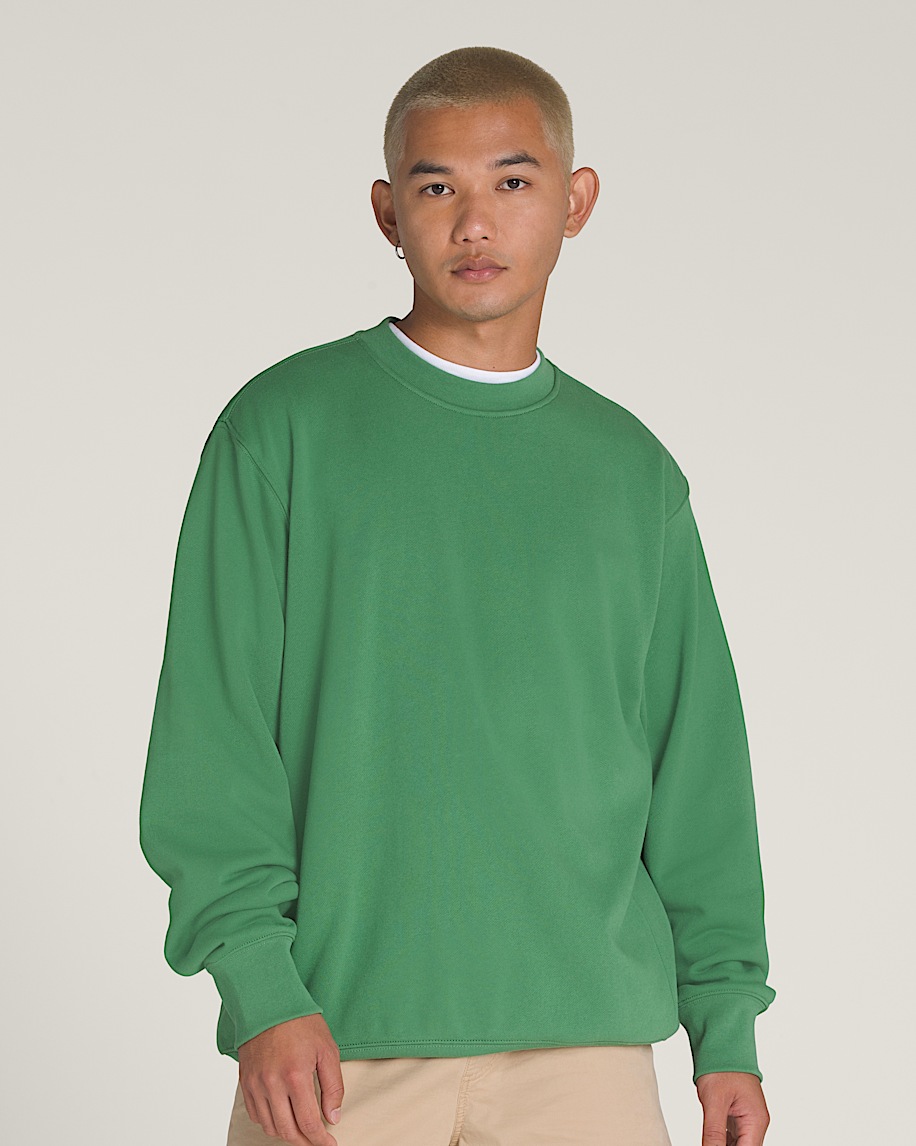 Original Standards Crew Sweatshirt VANS Fairway Green HERO