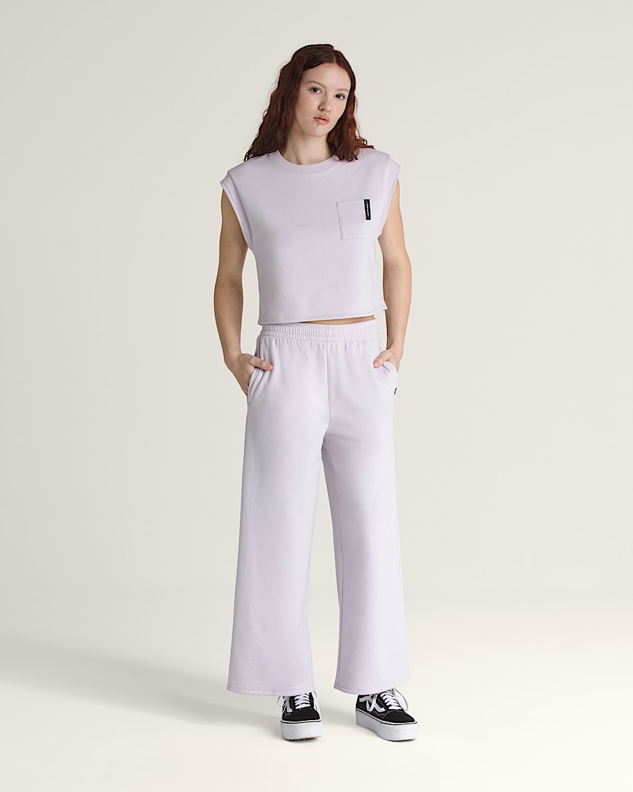 Bryn Sleeveless Top VANS Evening Haze Grey ALT2