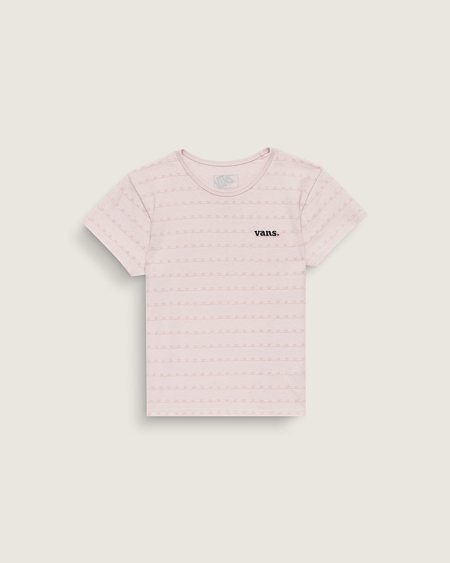 Kids Ribbon Mini TShirt VANS Sepia Rose Pink ALT4
