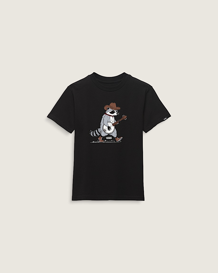 Little Kids Racoon Banjo TShirt VANS Black ALT2