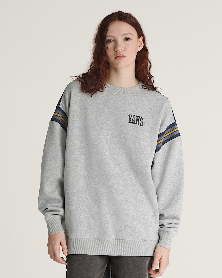 Stadium Crew Sweatshirt en Heather Grey | Vans CA