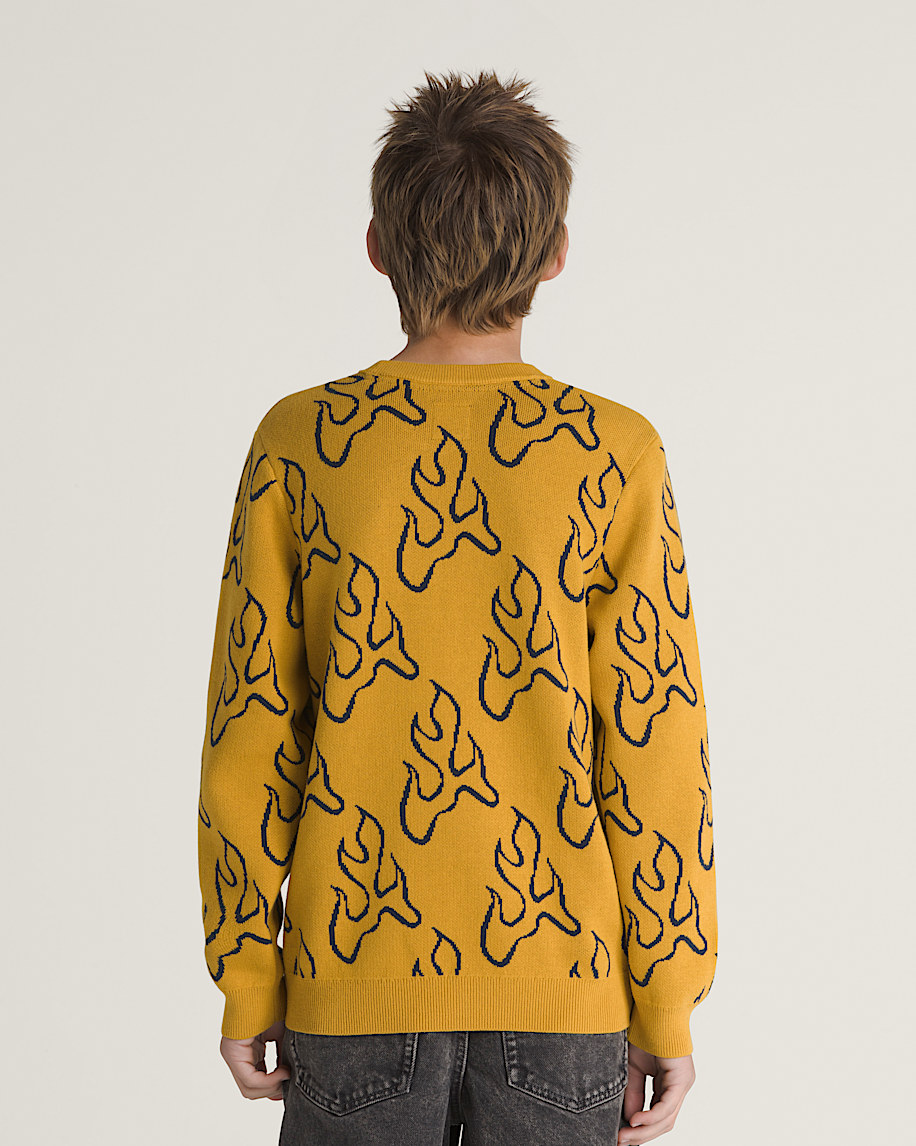 Kids Blaze Crew Sweater - 3