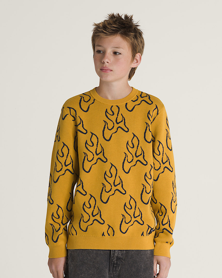 Kids Blaze Crew Sweater - 2