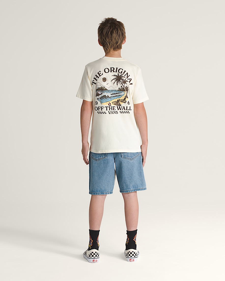 Kids Check-5 Baggy Denim Shorts - 4