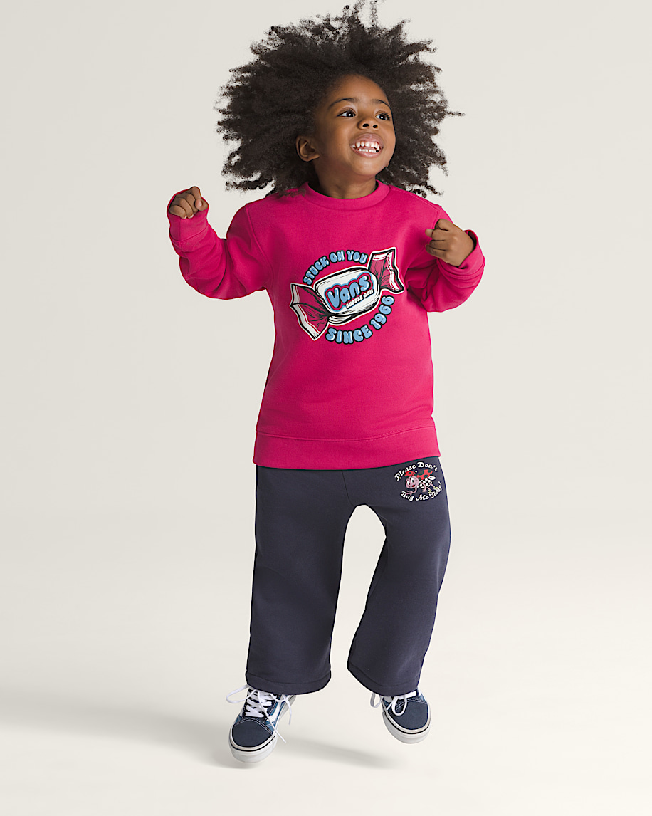 Little Kids Stuck On You Crew Sweatshirt - 4