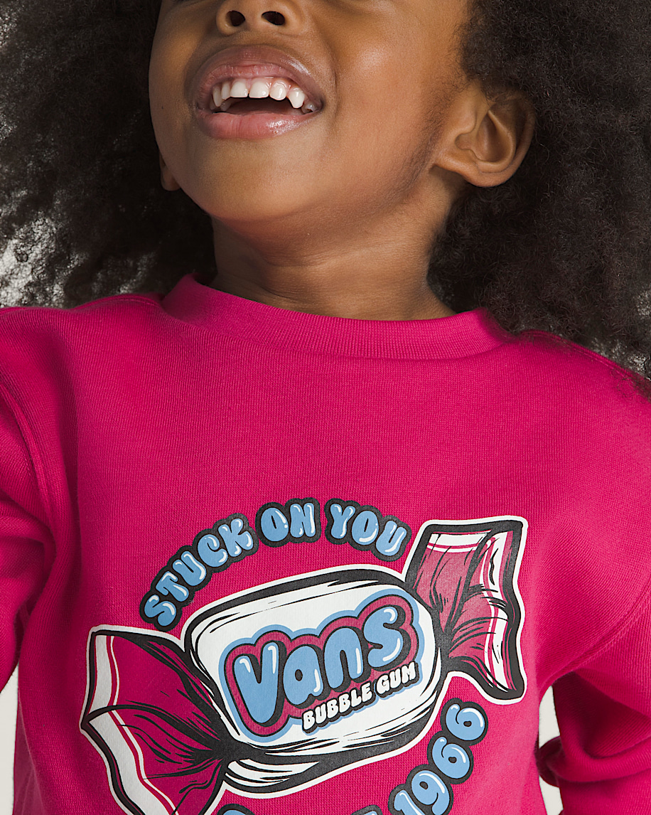 Little Kids Stuck On You Crew Sweatshirt - 5