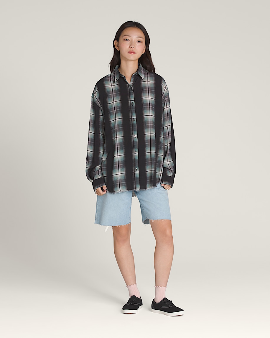 Gillian Plaid Button Up Shirt - 4