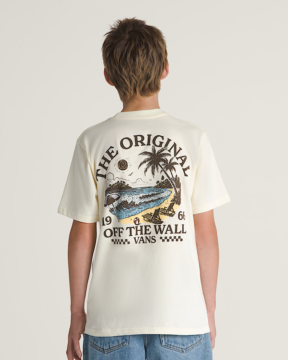 Kids Beach TShirt VANS Lemon Icing Yellow HERO