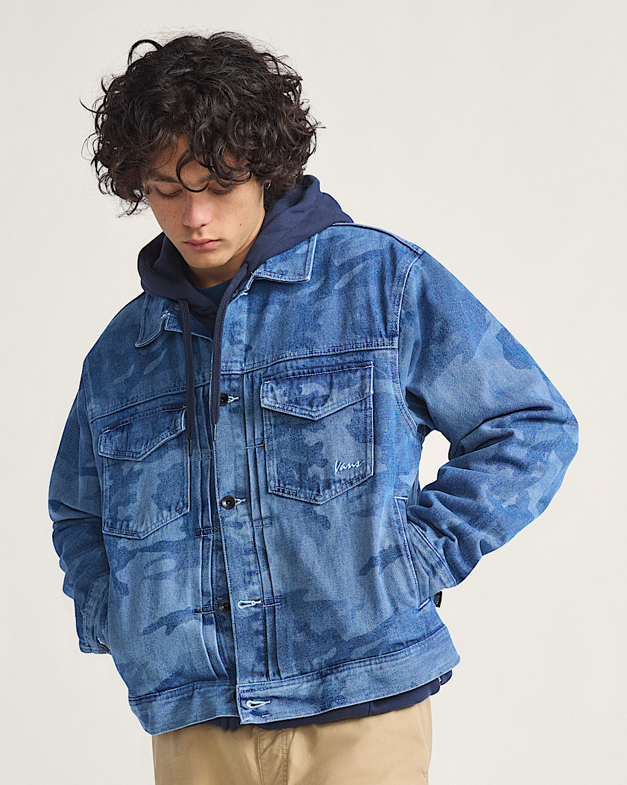 Denim Trucker Jacket VANS Stonewash Blue ALT1