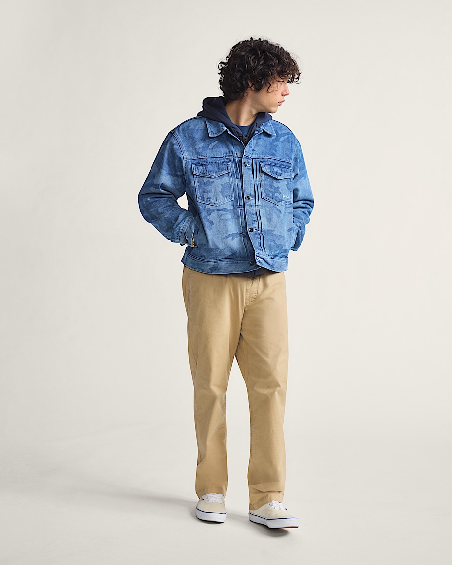 Denim Trucker Jacket VANS Stonewash Blue ALT3