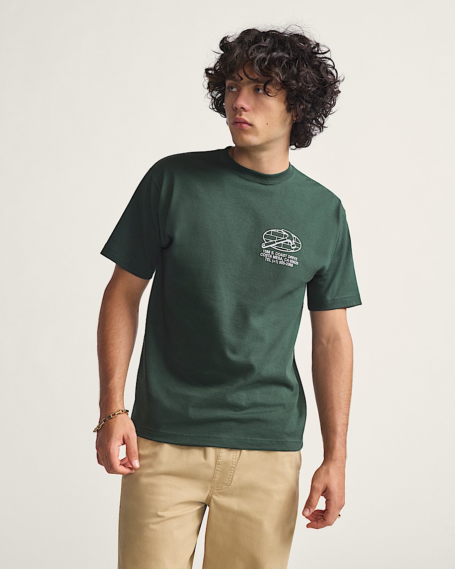 Service Repair TShirt VANS Dried Kelp Green ALT1