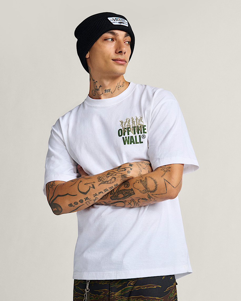 Metal Wall TShirt VANS White ALT3