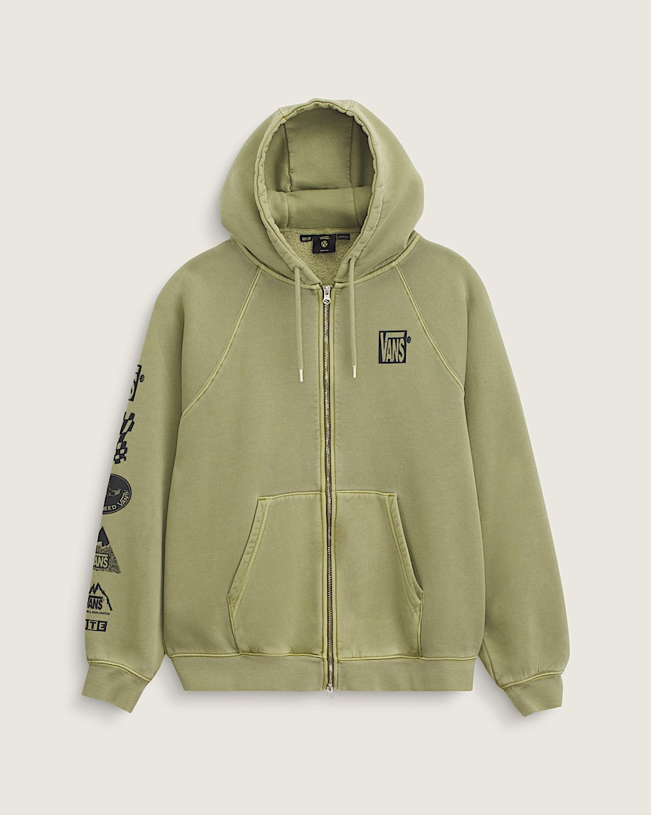 TeamTeam Zip Hoodie VANS Loden Green HERO