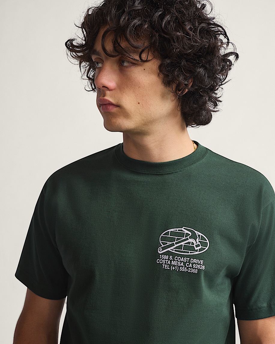 Service Repair TShirt VANS Dried Kelp Green ALT3
