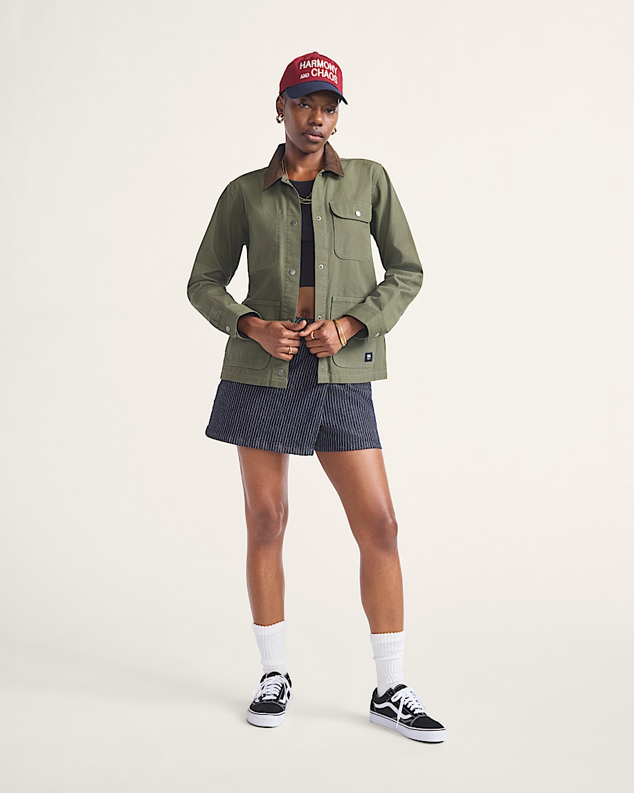 Drill Chore Coat VANS Green ALT3