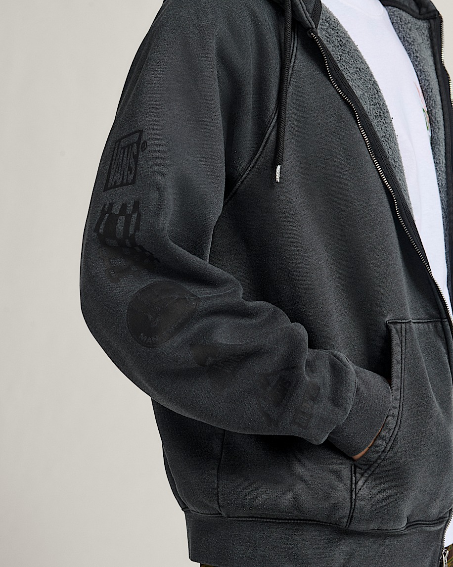 TeamTeam Zip Hoodie VANS Black ALT4