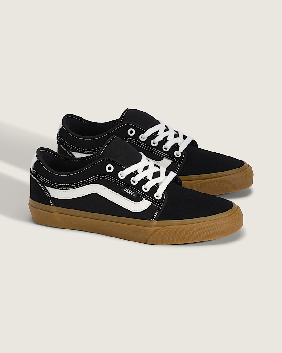 Vans | Chukka Low Sidestripe Black/Gum Skate Shoe