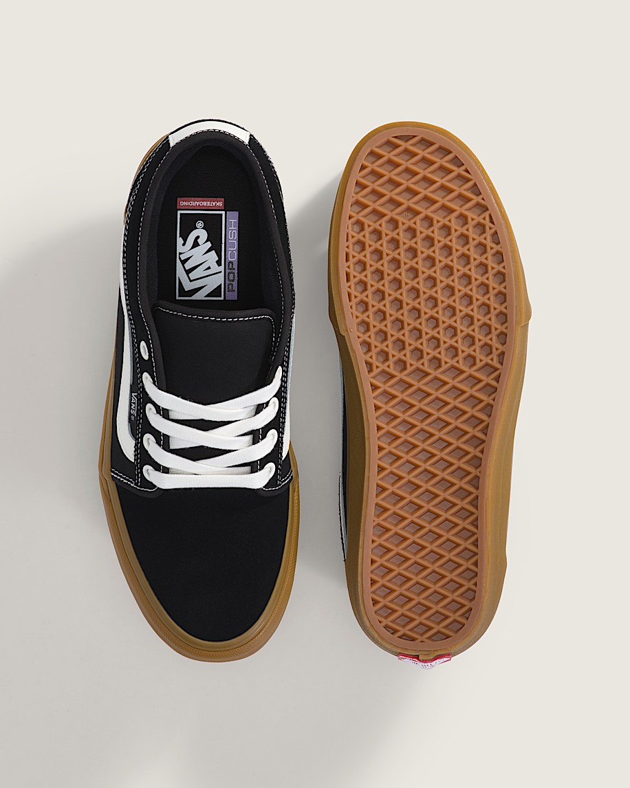 Vans | Chukka Low Sidestripe Black/Gum Skate Shoe