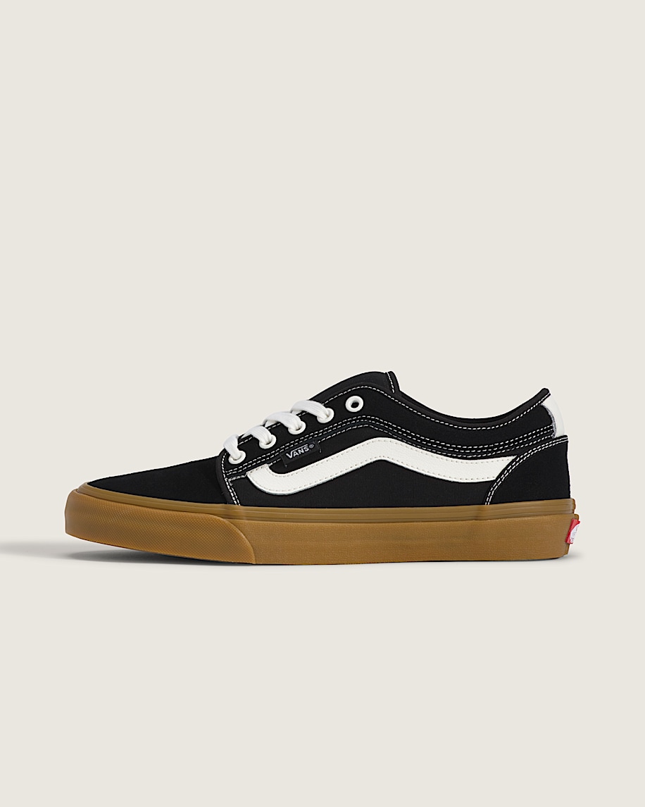 Skate Chukka Low Sidestripe Gum Shoe VANS Black  Gum HERO