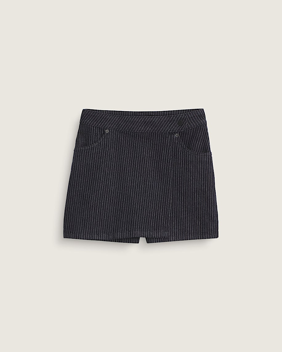 Sirelle Wrap Mini Skort VANS Black  White HERO