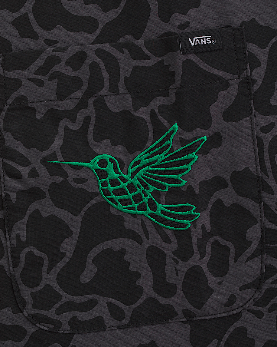 Dia de los Muertos Colibri Floral Shirt - 3