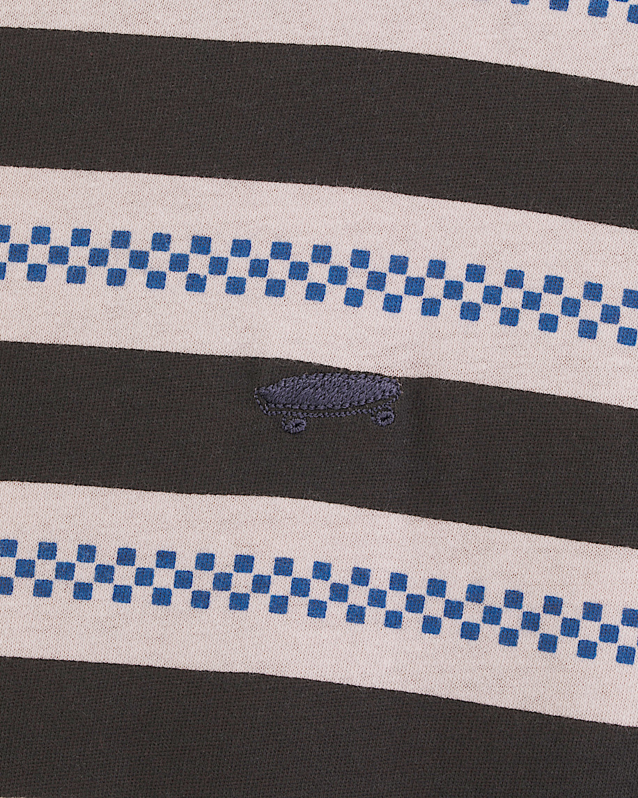Salton Stripe Checkerboard TShirt VANS Checkerboard Sepia Rose Pink  Black ALT2
